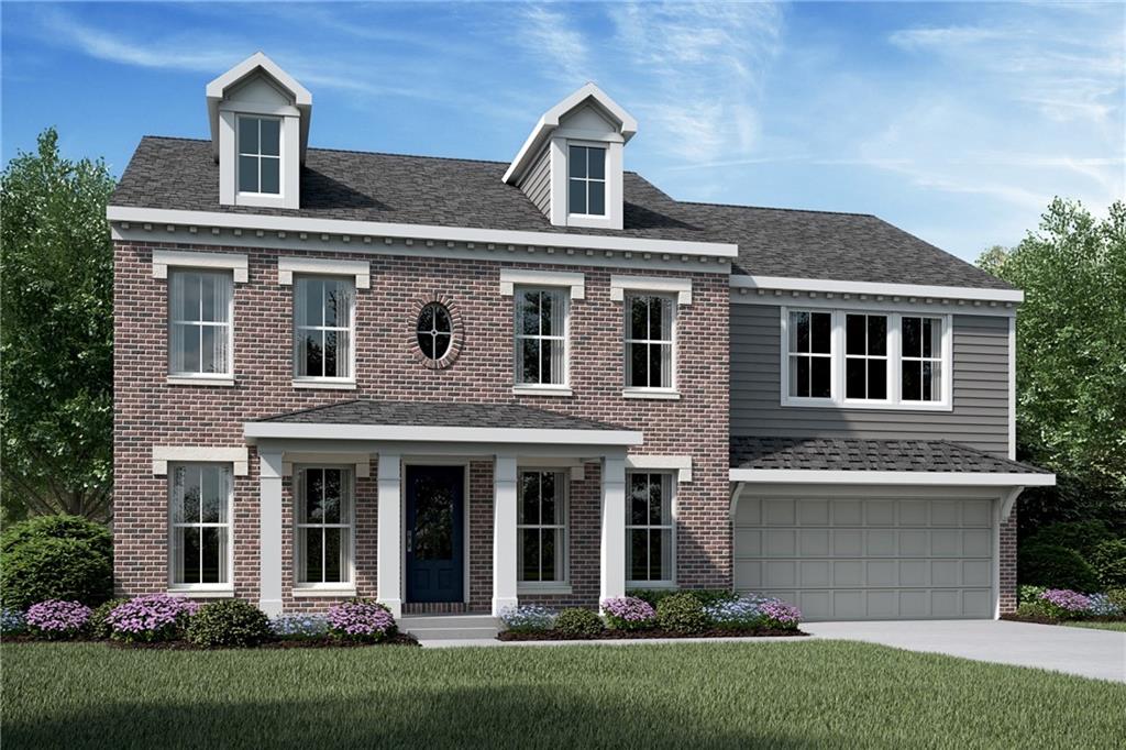 176 Greenbrier Way Canton, GA 30114 - Photo 1 of 1 a front view of a house with a garden