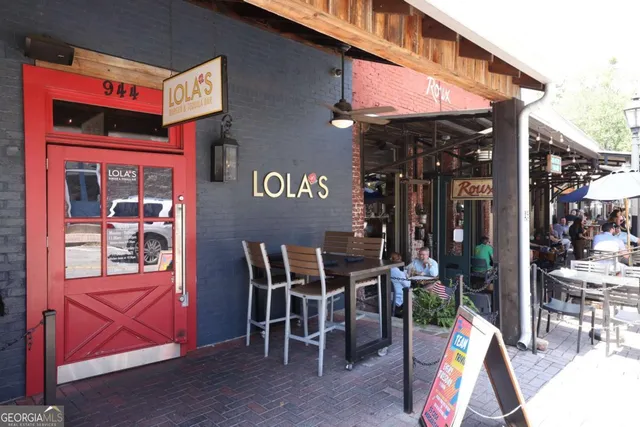 a view of dinning table and chairs