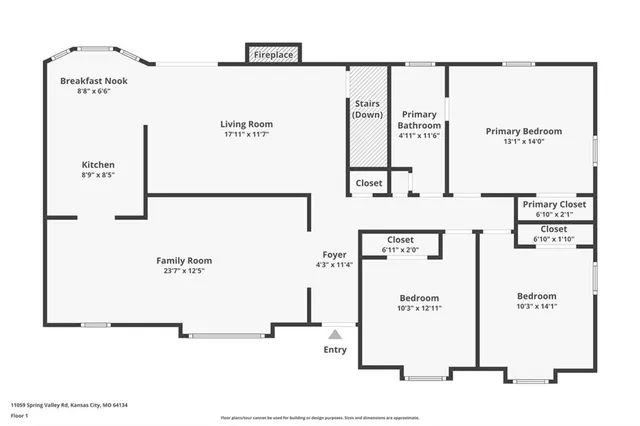 $243,000 | 11059 Spring Valley Road, Kansas City, MO 64134