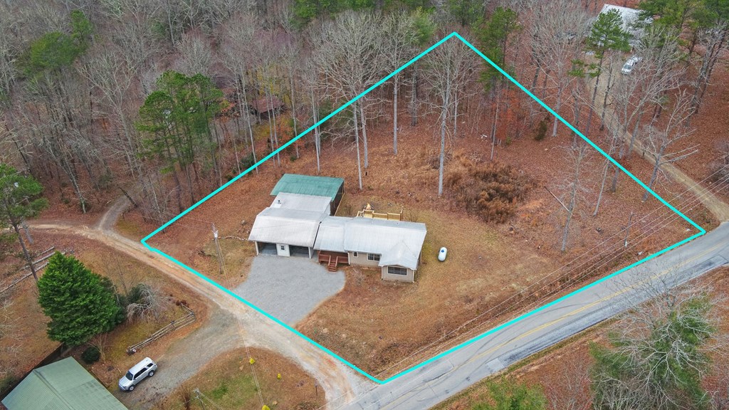 16 Bell Lane Morganton, GA 30560 - Photo 45 of 51 a view of a roof deck with mountain view and wooden floor