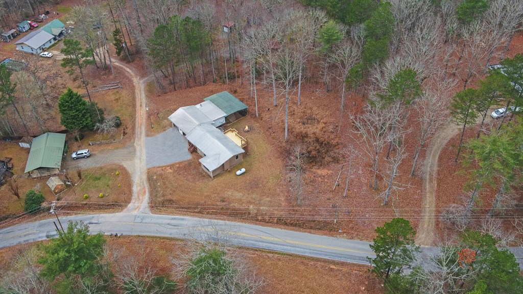 16 Bell Lane Morganton, GA 30560 - Photo 51 of 51 an aerial view of a house with a yard and a large tree