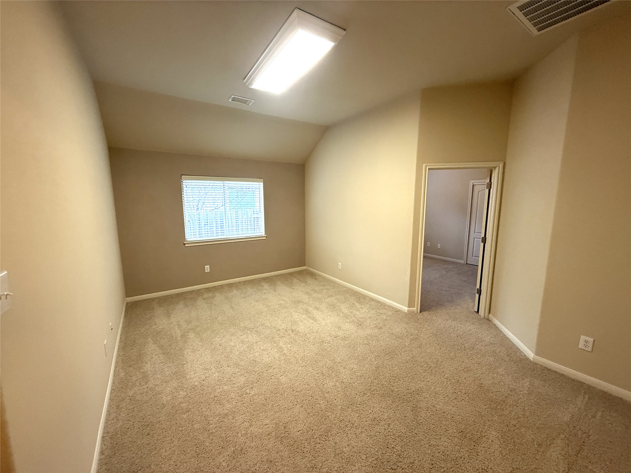 608 Pebblestone Walk Drive Cedar Park, TX 78613 - Photo 21 of 27 Spare room with lofted ceiling and carpet