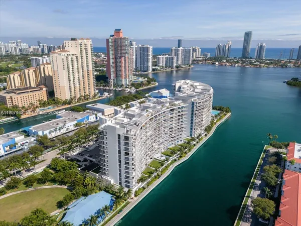a view of a city with tall buildings