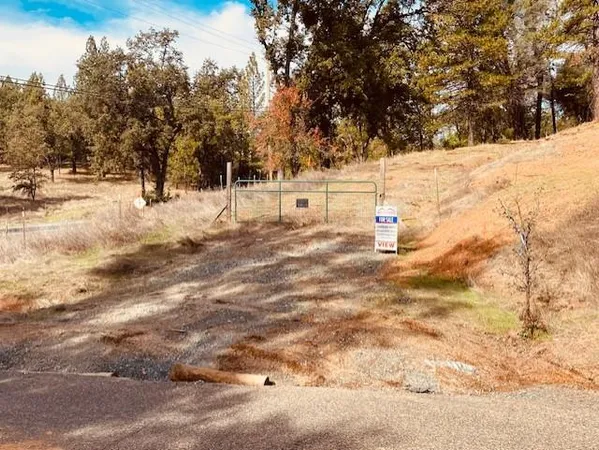 a view of yard covered with snow