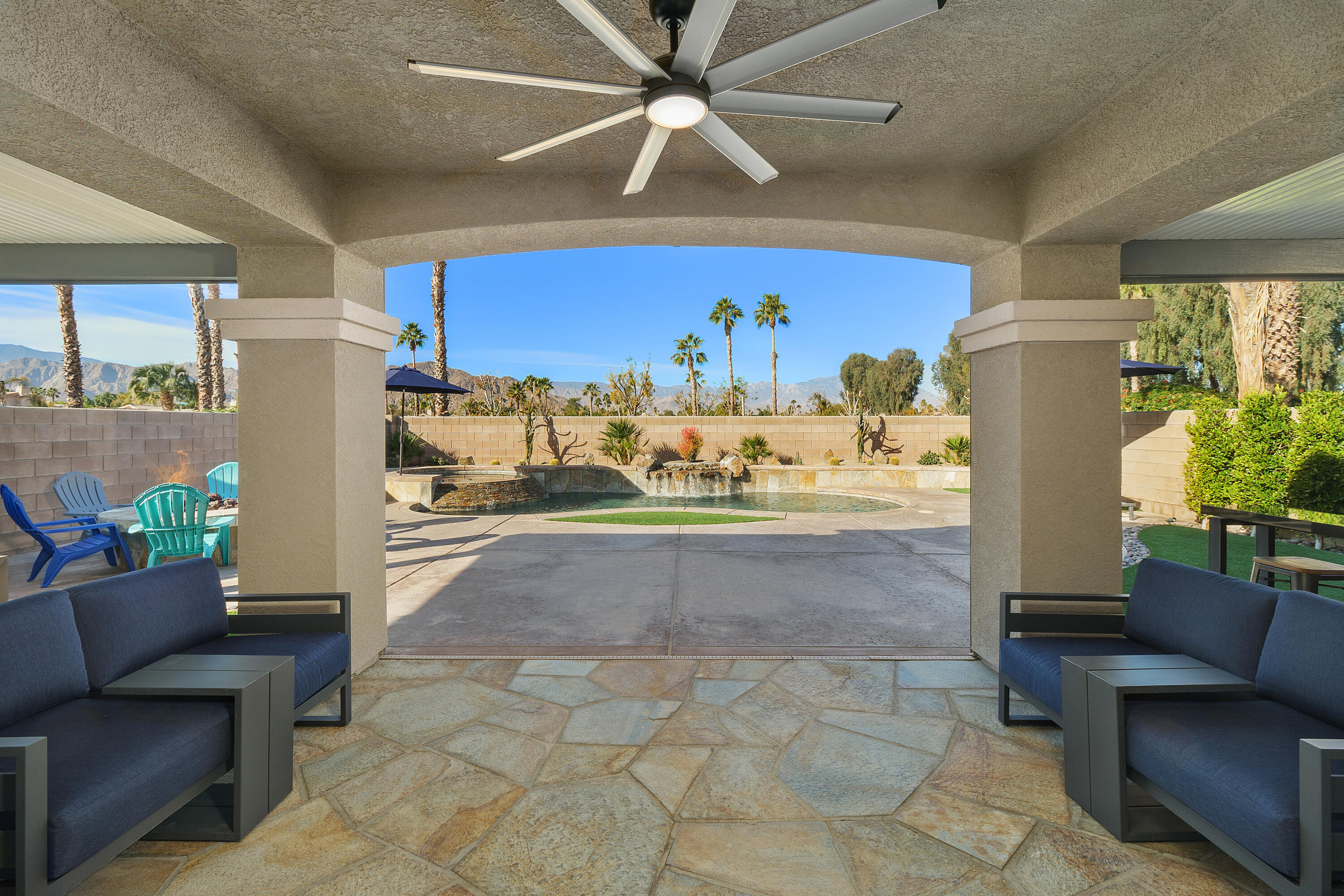 45703 Crosswater Street Indio, CA 92201 - Photo 26 of 41 45703 Crosswater - Back Patio