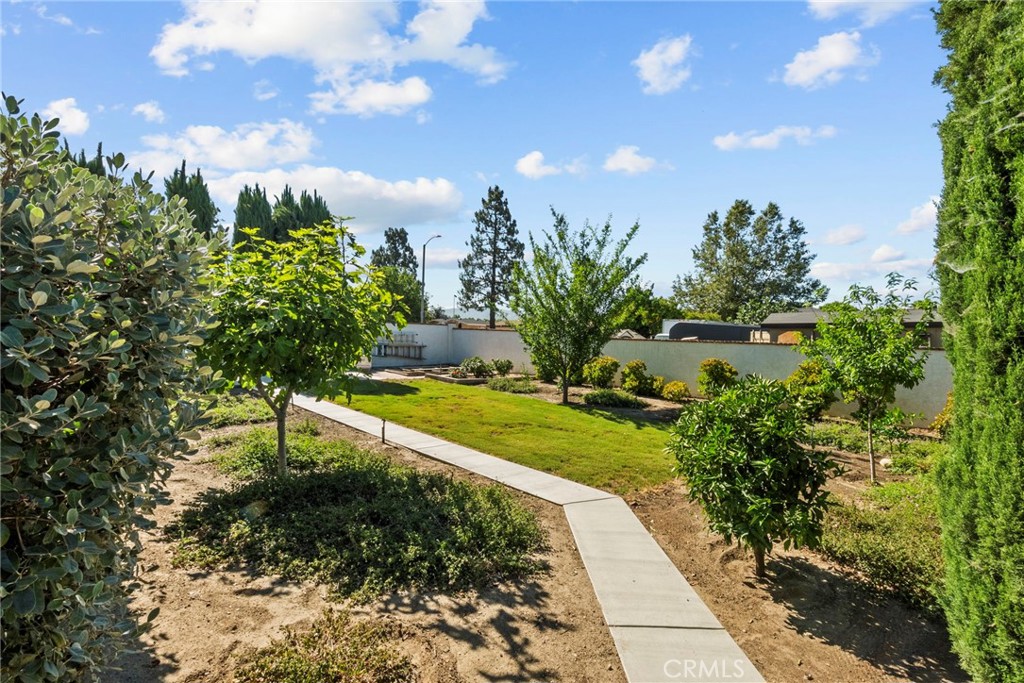 4790 Adam Road Simi Valley, CA 93063 - Photo 43 of 61 a view of a yard with plants and a fountain