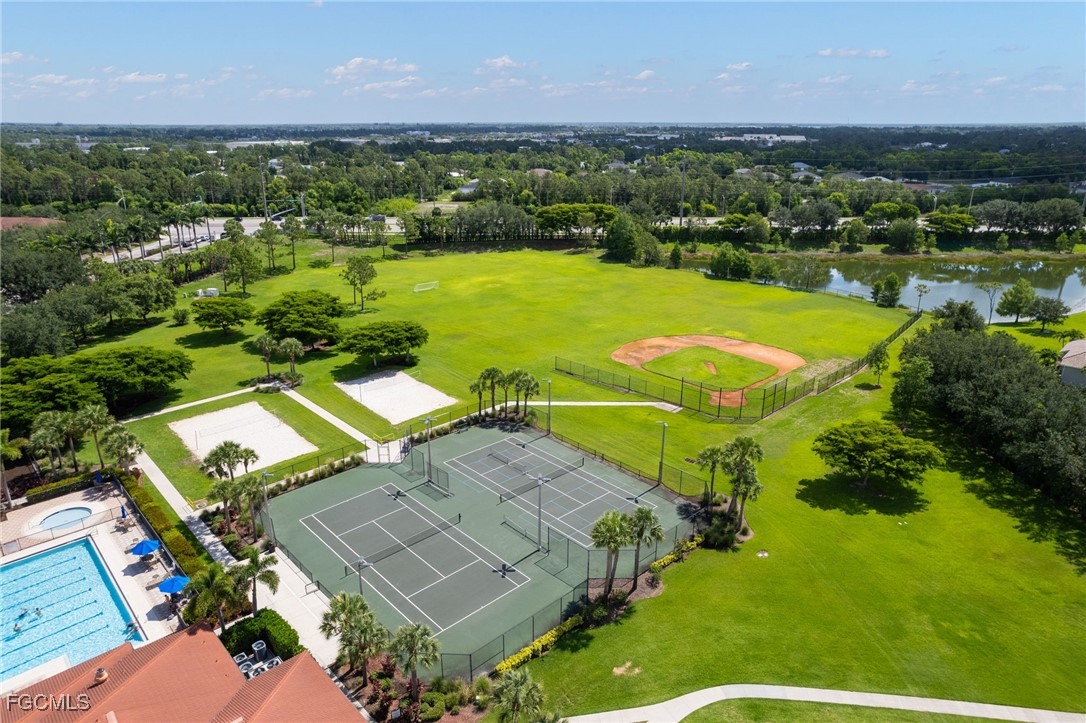 9460 Ivy Brook Run, Unit 710 Fort Myers, FL 33913 - Photo 21 of 23 an aerial view of a house with a garden