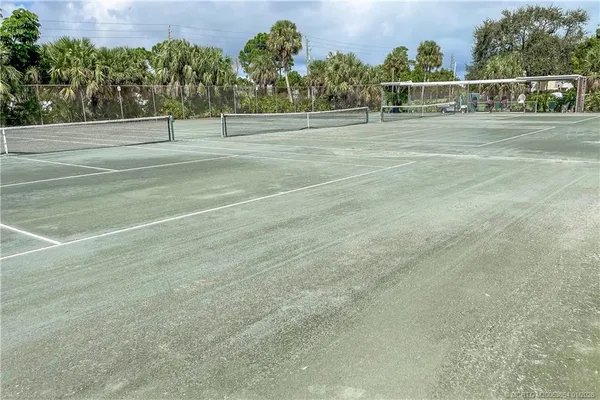 a view of a tennis court