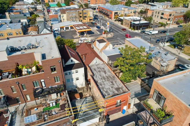 a room with furniture