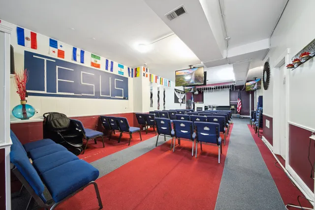 an aerial view of a houses with city view