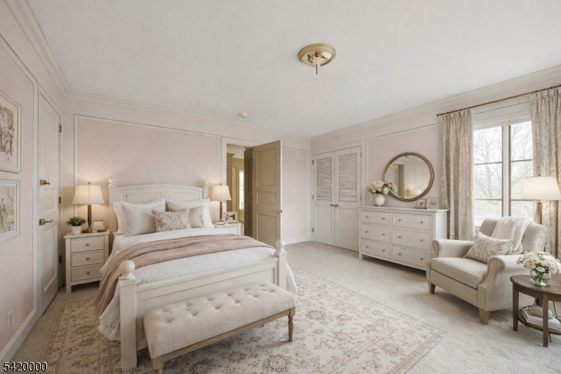 29 Hilltop Road Kinnelon, NJ 07405 - Photo 31 of 50 a bedroom with bed and a large window