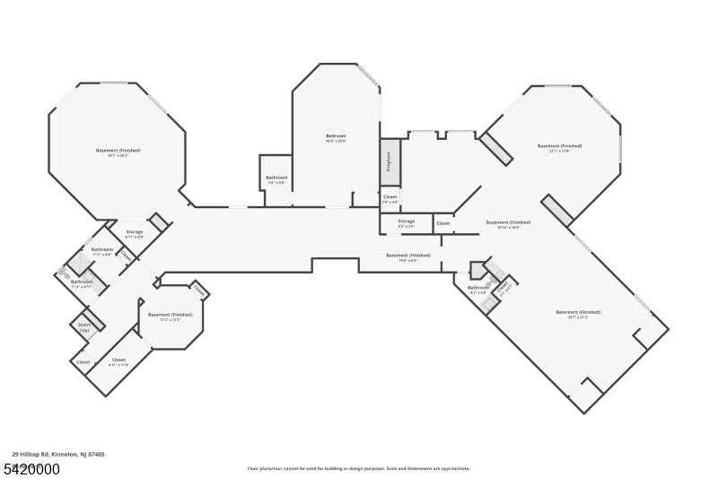 29 Hilltop Road Kinnelon, NJ 07405 - Photo 50 of 50 a picture of a floor plan