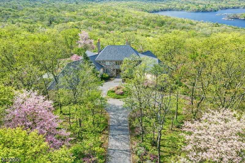 29 Hilltop Road Kinnelon, NJ 07405 - Photo 7 of 50 a view of a garden with plants and large trees