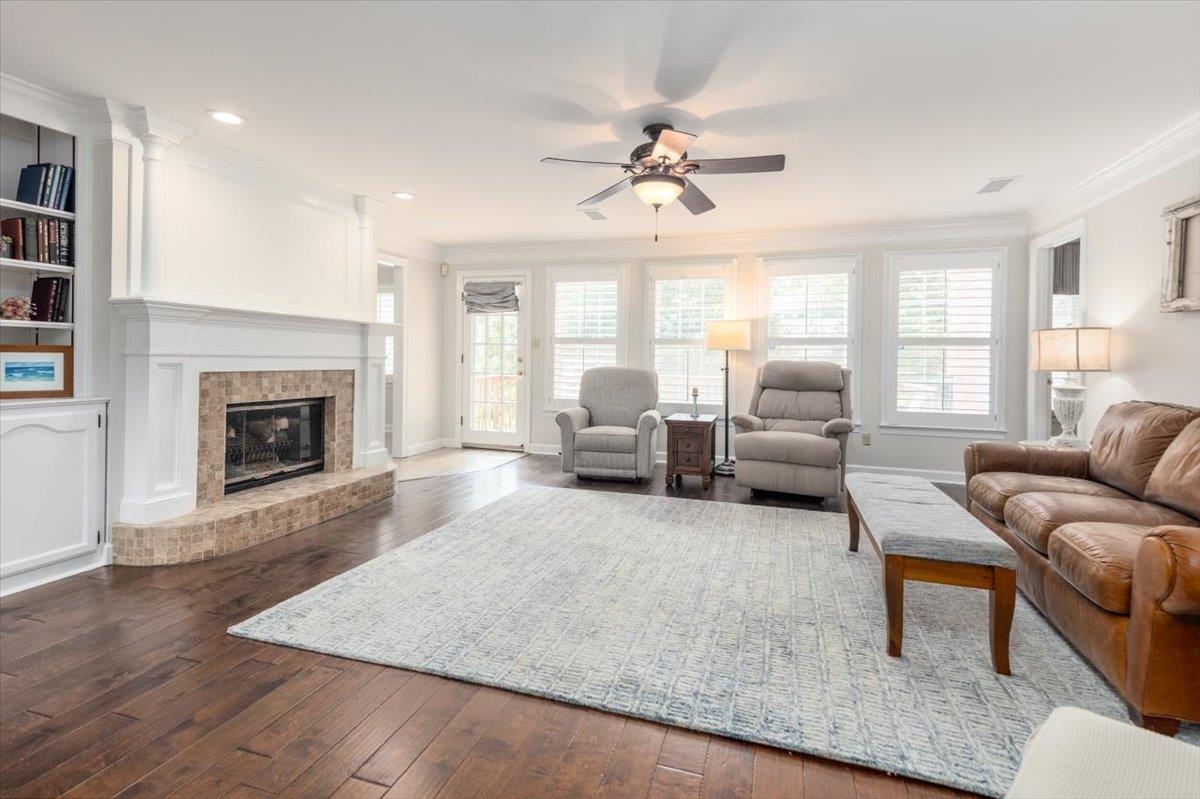 295 Spring Mill Road Collierville, TN 38017 - Photo 7 of 31 a living room with furniture and a fireplace