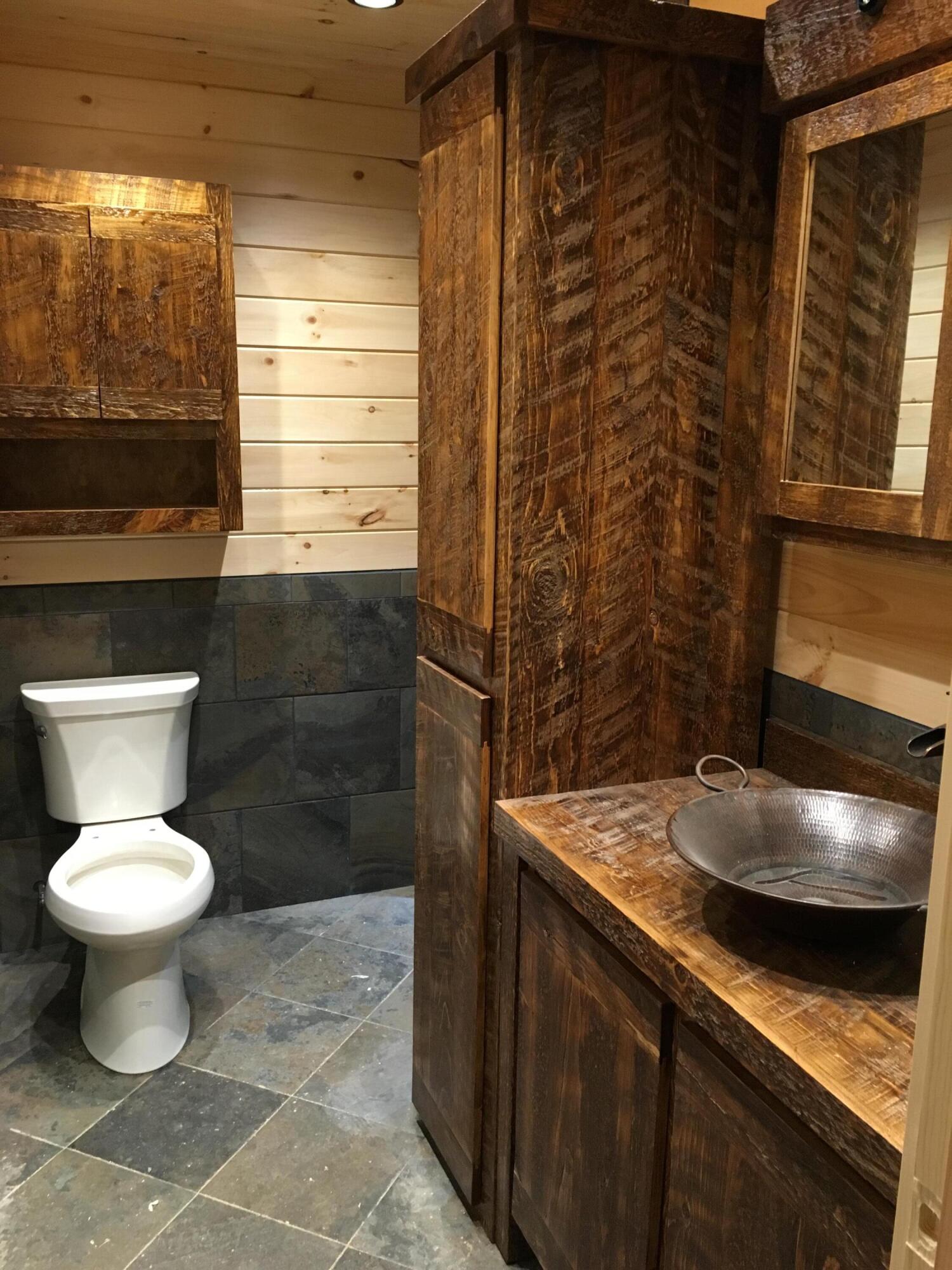 726 Old Brown Road Salvisa, KY 40372 - Photo 14 of 89 Downstairs bath with walk in shower