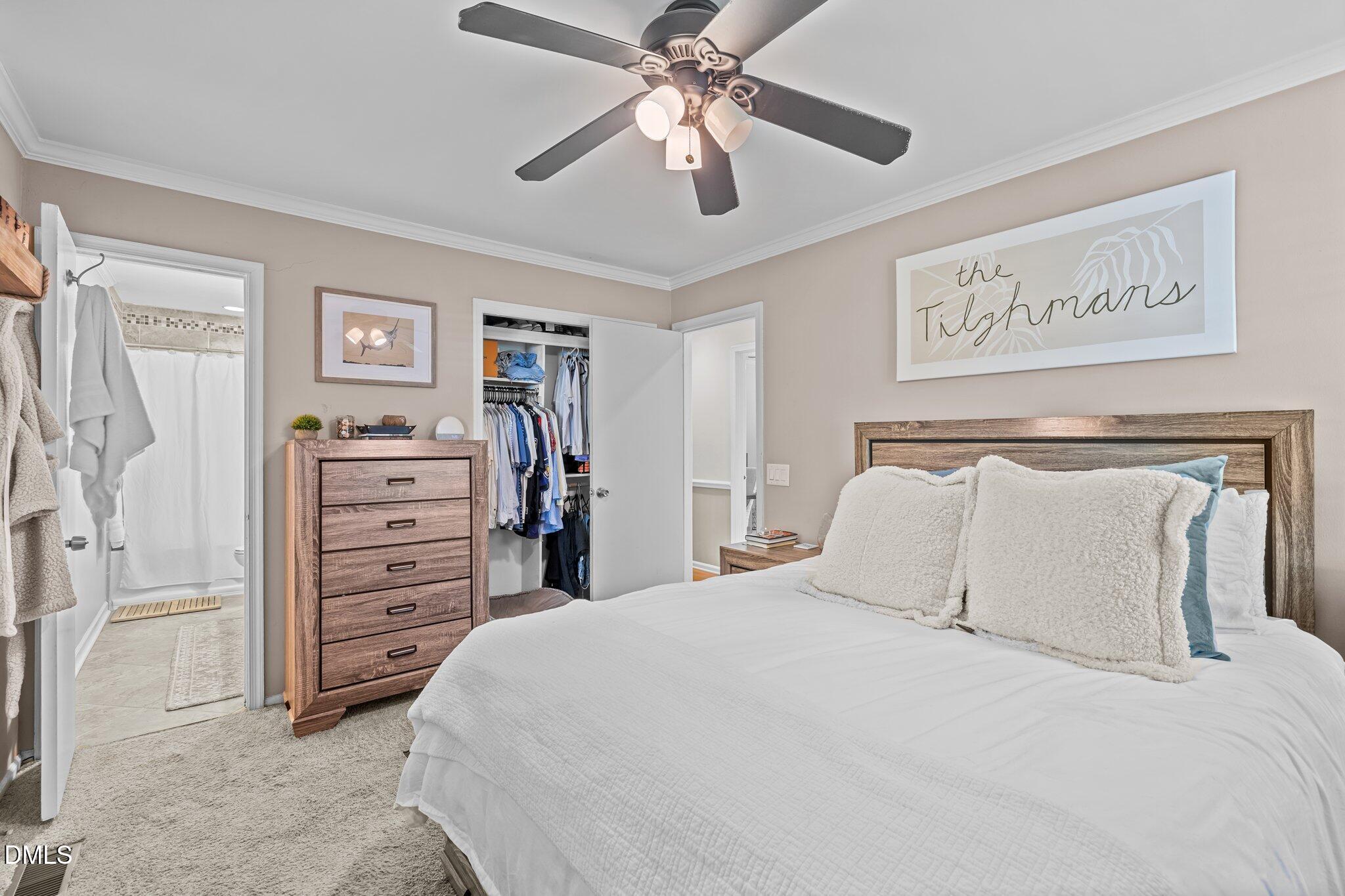 6109 Whittier Drive Raleigh, NC 27609 - Photo 17 of 58 main bedroom--has hardwood floors now