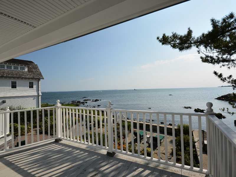16 Rocky Point Road Rowayton, CT 06853 - Photo 15 of 25 a view of a balcony