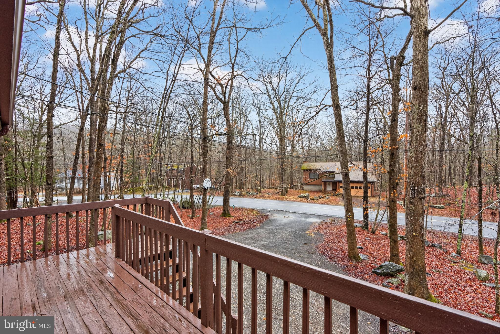 244 Canterbury Road Bushkill, PA 18324 - Photo 10 of 45 Lovely Front Deck for relaxing