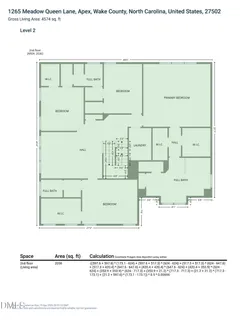 $1,025,000 | 1265 Meadow Queen Lane, Apex, NC 27502