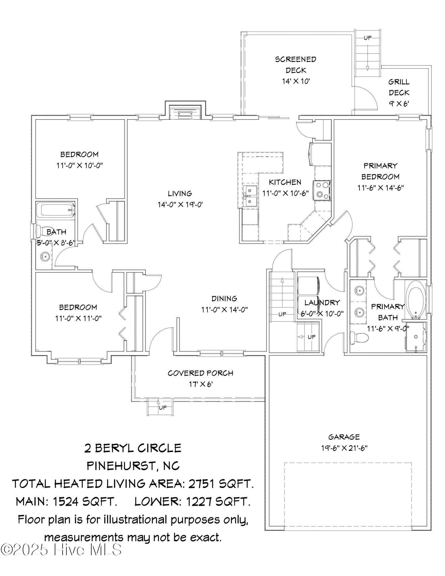 2 Beryl Circle Pinehurst, NC 28374 - Photo 53 of 54 2 Beryl Circle - Floor Plan Main Level J