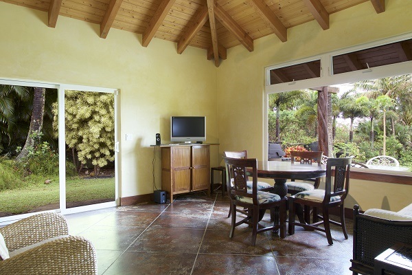 560 North Holokai Road Haiku, HI 96708 - Photo 26 of 30 a view of a dining room with furniture window and outside view