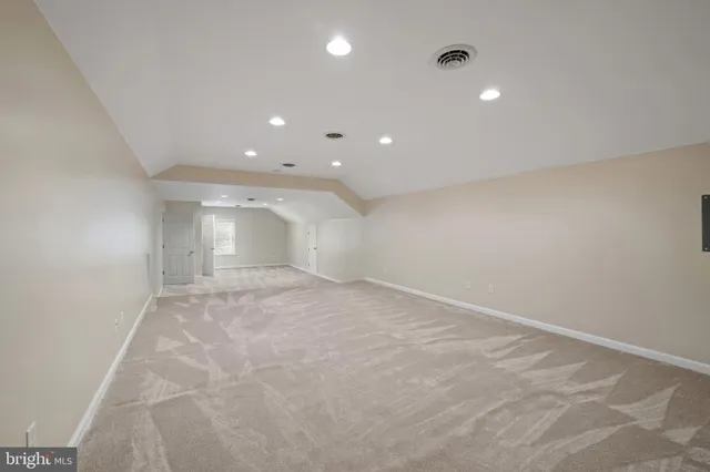 a view of empty room