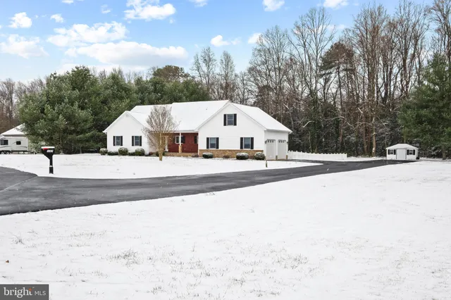 a view of a terrace with trees