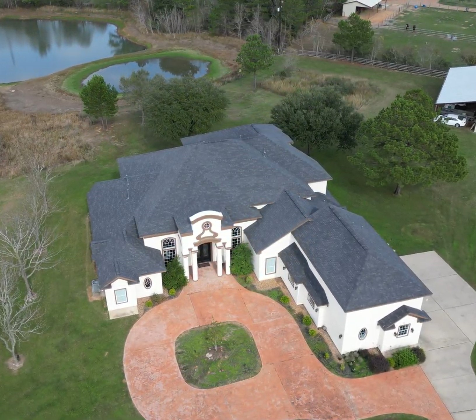 943 High Meadow Ranch Drive Magnolia, TX 77355 - Photo 46 of 50 AERIAL FRONT