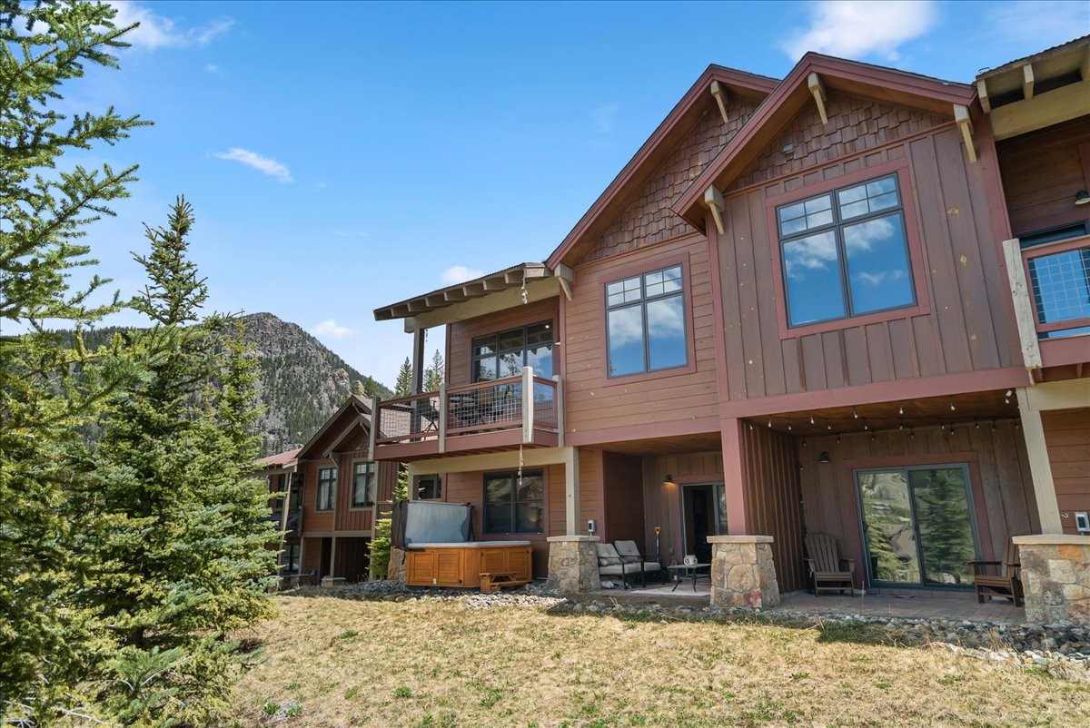853 Independence Road, Unit 853 Keystone, CO 80435 - Photo 33 of 37 a front view of a house with a yard