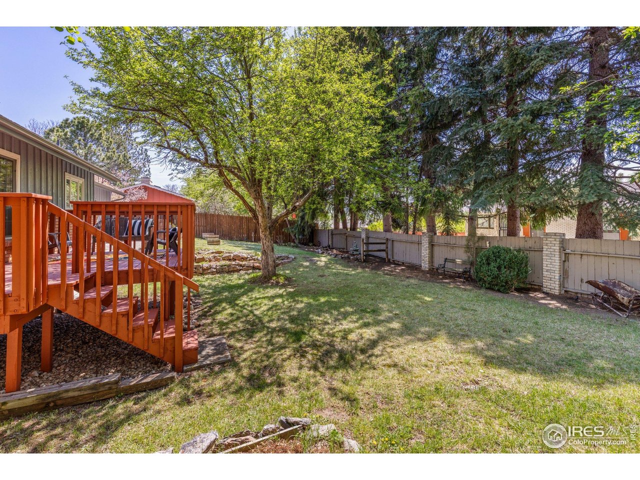 27 Cornell Drive Longmont, CO 80503 - Photo 26 of 33 a view of a yard with wooden fence