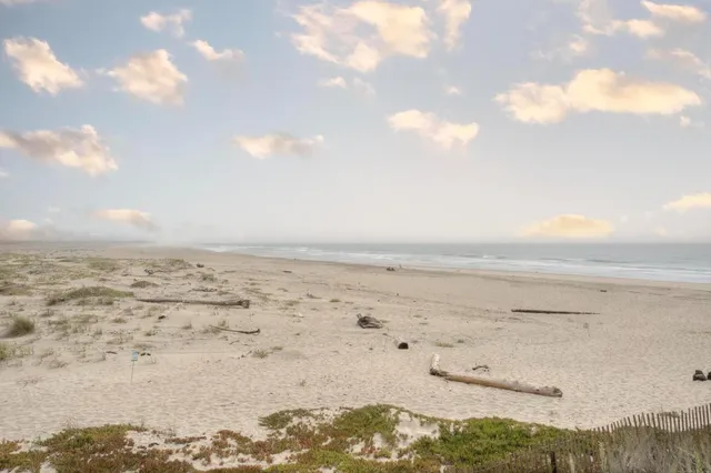 a view of an ocean beach