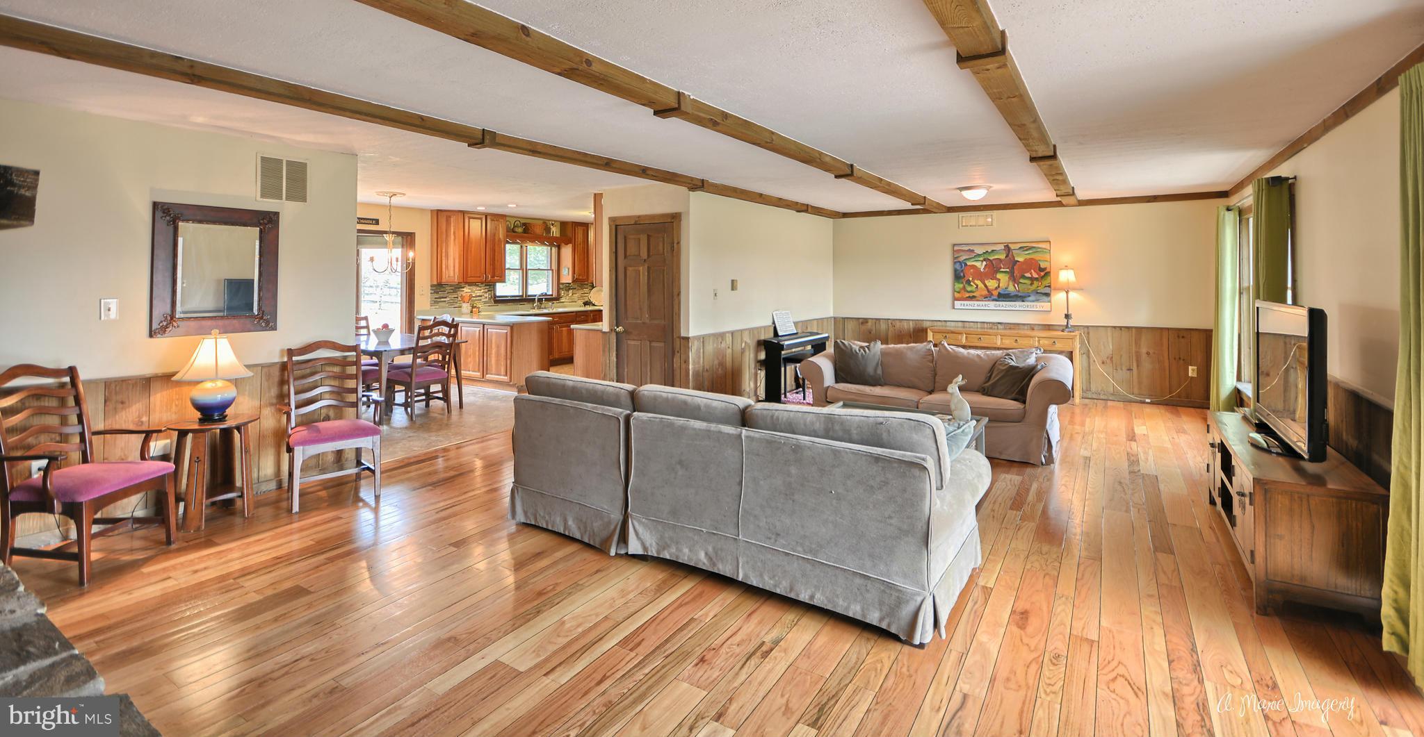 11440 Weller Road Monrovia, MD 21770 - Photo 16 of 30 Refinished Hardwood Floors and Beamed Ceilings
