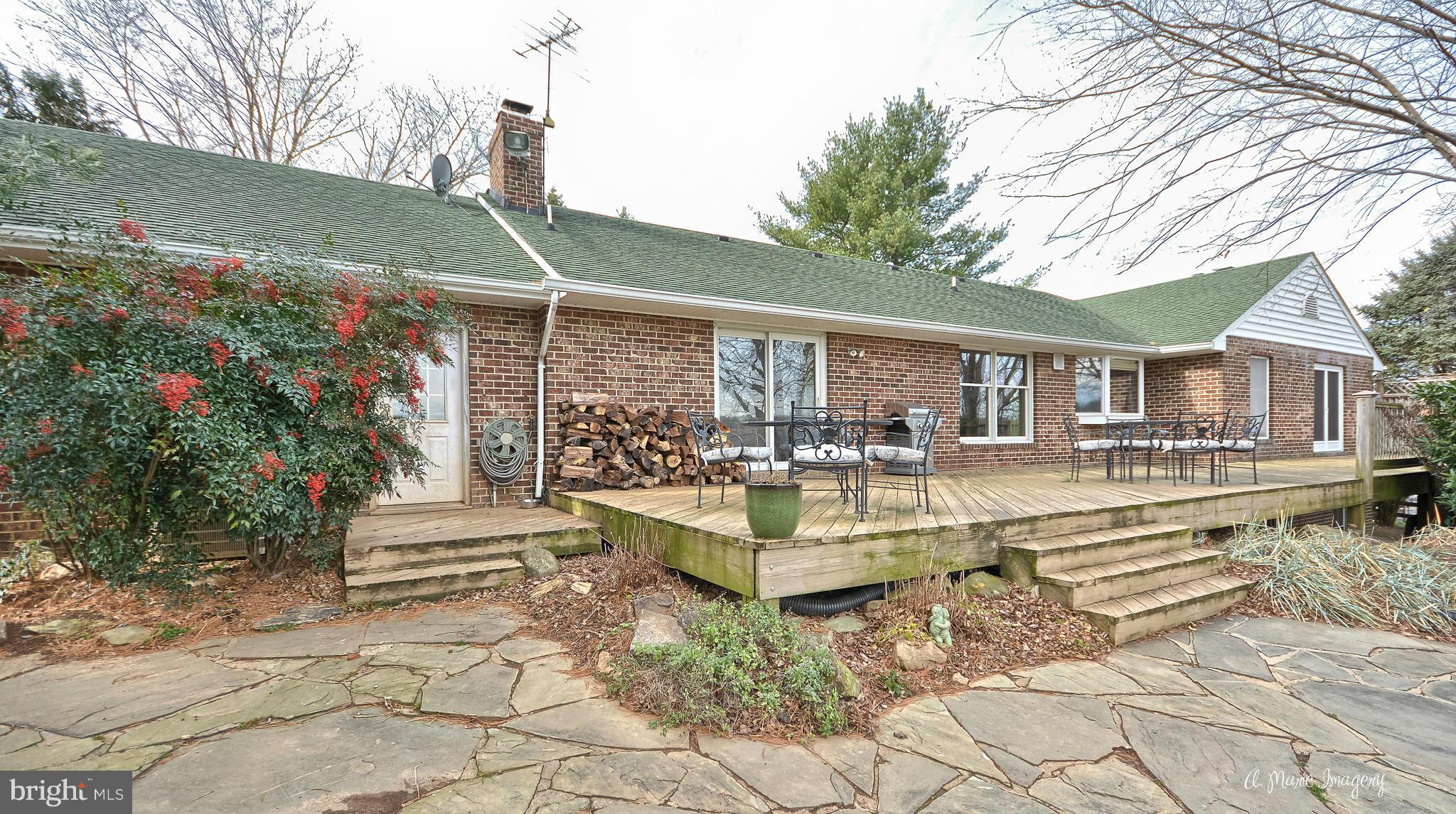 11440 Weller Road Monrovia, MD 21770 - Photo 24 of 30 Rear Deck and Flagstone Patio