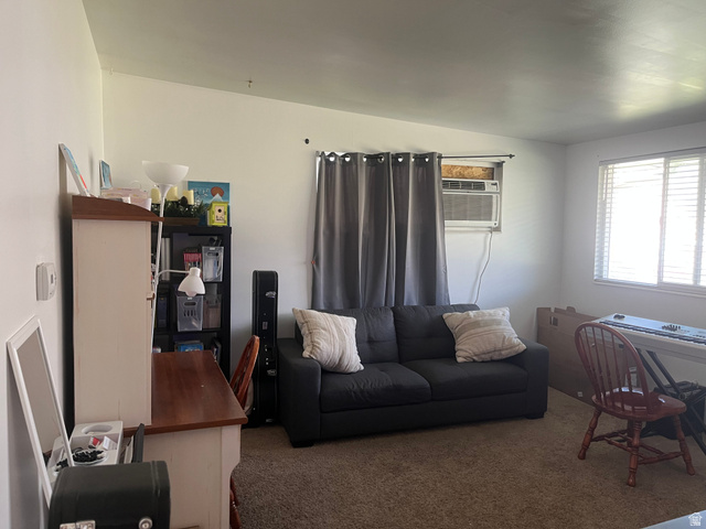 456 500 South Bountiful, UT 84010 - Photo 7 of 19 Carpeted living area featuring an AC wall unit