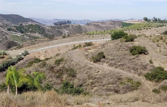a view of a lake with mountains in the background