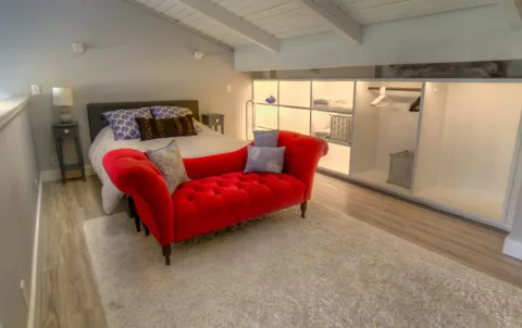 a room with furniture and window