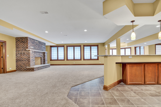 38W340 Henricksen Road St. Charles, IL 60175 - Photo 44 of 54 a view of an empty room with a fireplace and a window