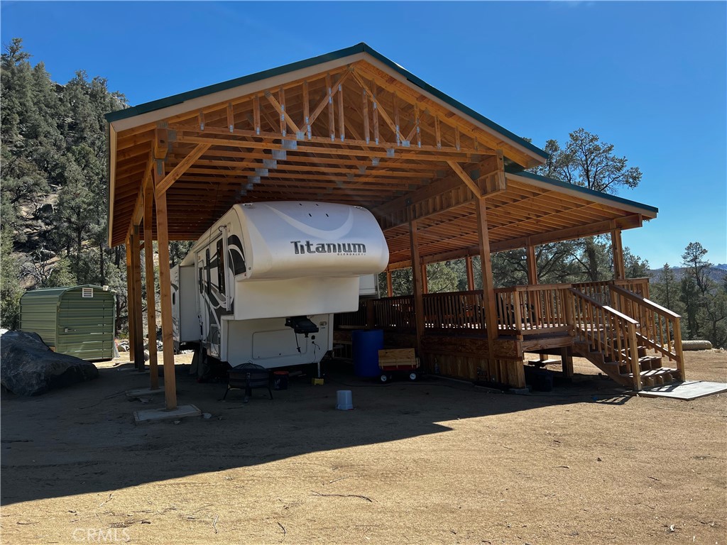 a view of house with roof deck