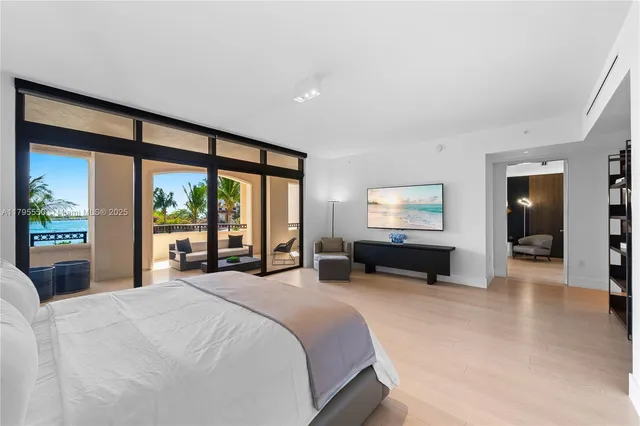 a view of a city with tall buildings