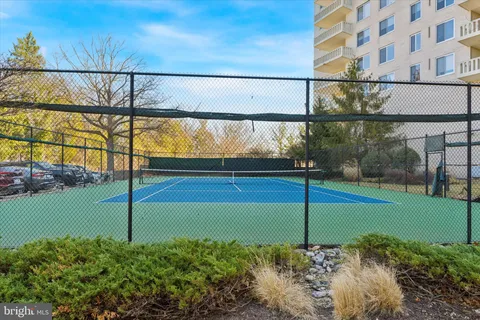a view of a tennis court