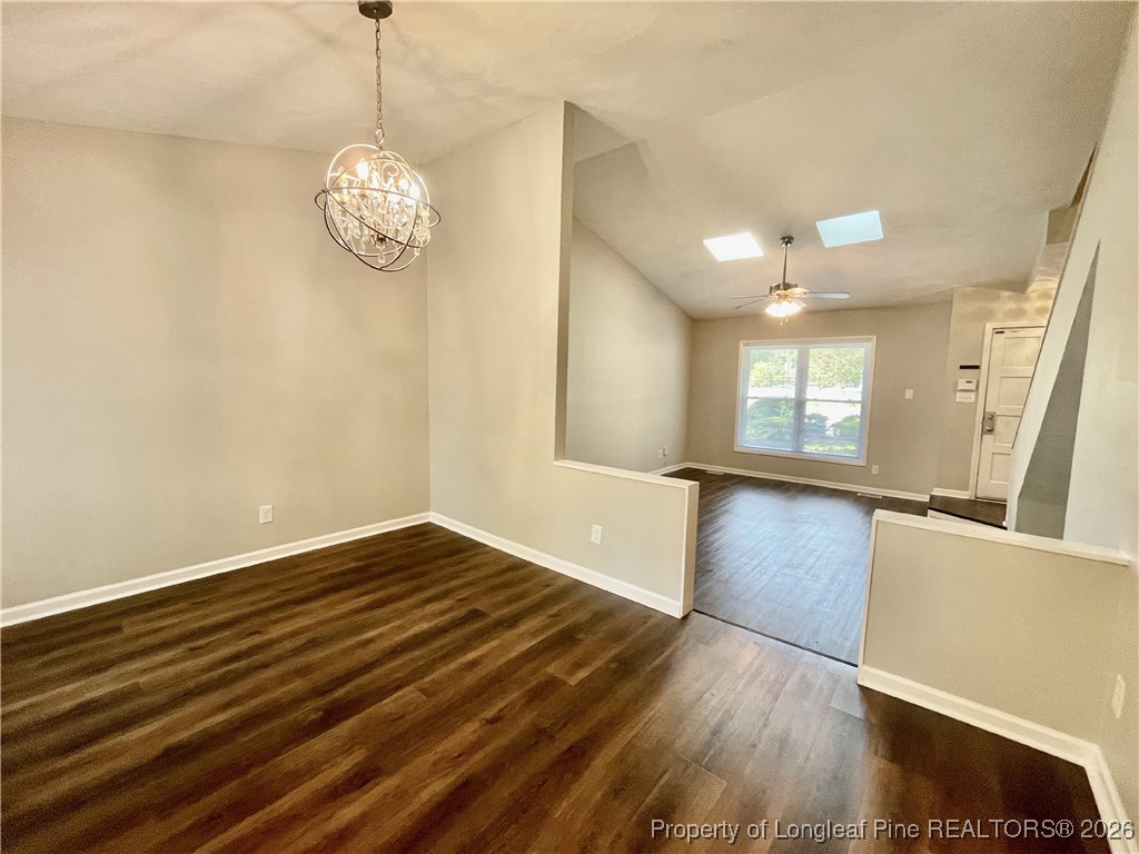 820 Anarine Road, Unit A Fayetteville, NC 28303 - Photo 3 of 22 a view of an empty room with wooden floor and a window
