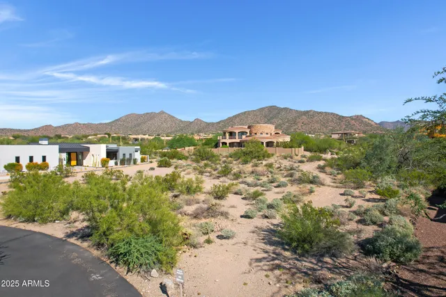 a view of city and mountain