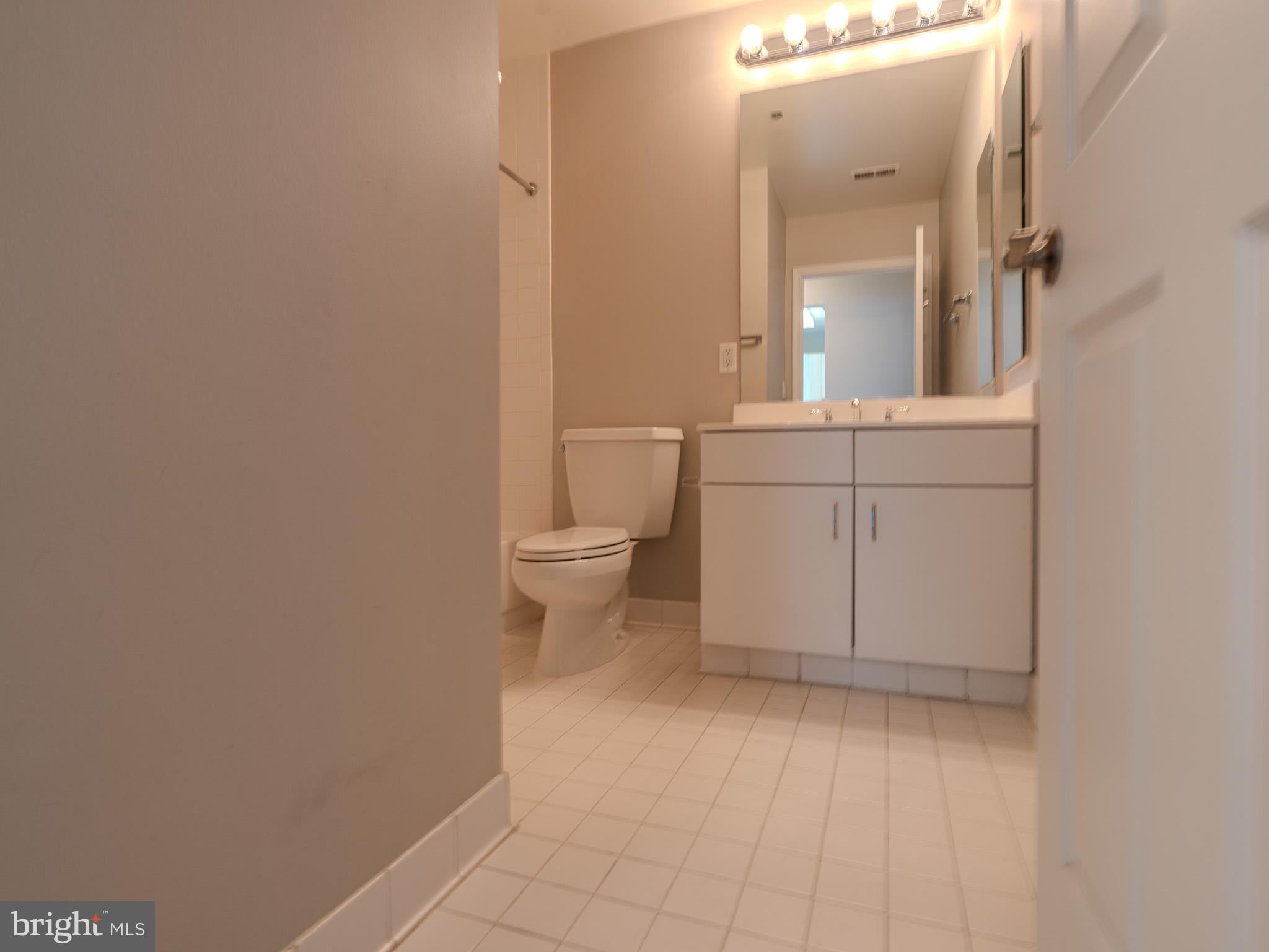 100 Harborview Drive, Unit 302 Baltimore, MD 21230 - Photo 41 of 48 a bathroom with a toilet sink and mirror