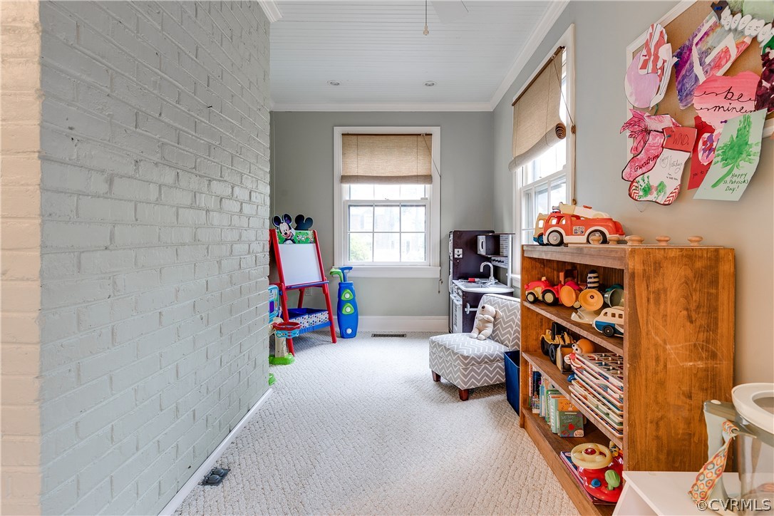 914 Pine Ridge Road Richmond, VA 23226 - Photo 24 of 39 Painted brick and bead board ceiling add to the ch