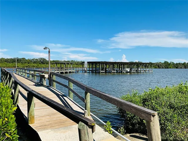 a view of lake and city