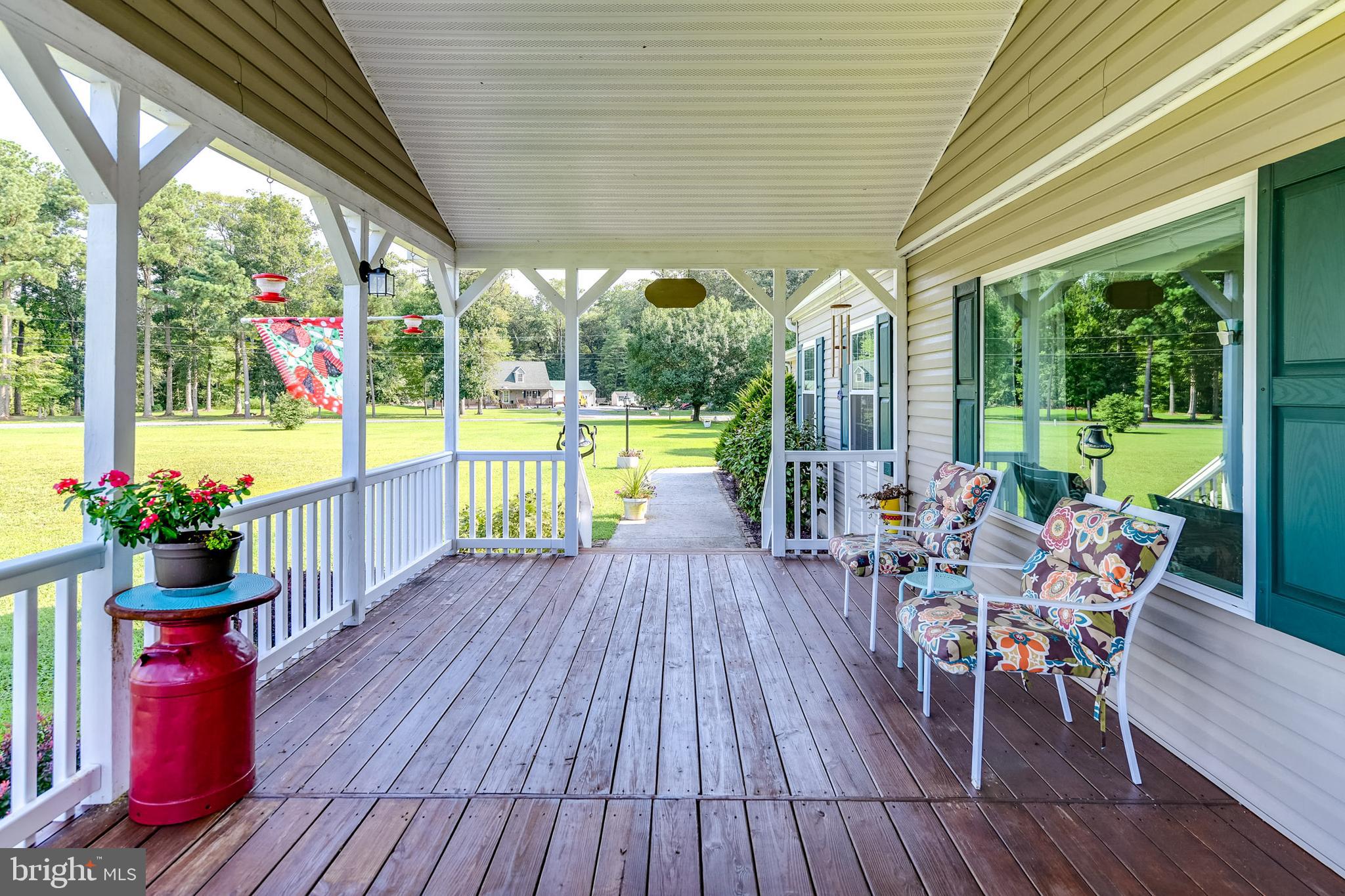 2624 Bird Hill Road Girdletree, MD 21829 - Photo 2 of 41 Amazing front country porch - always has a breeze
