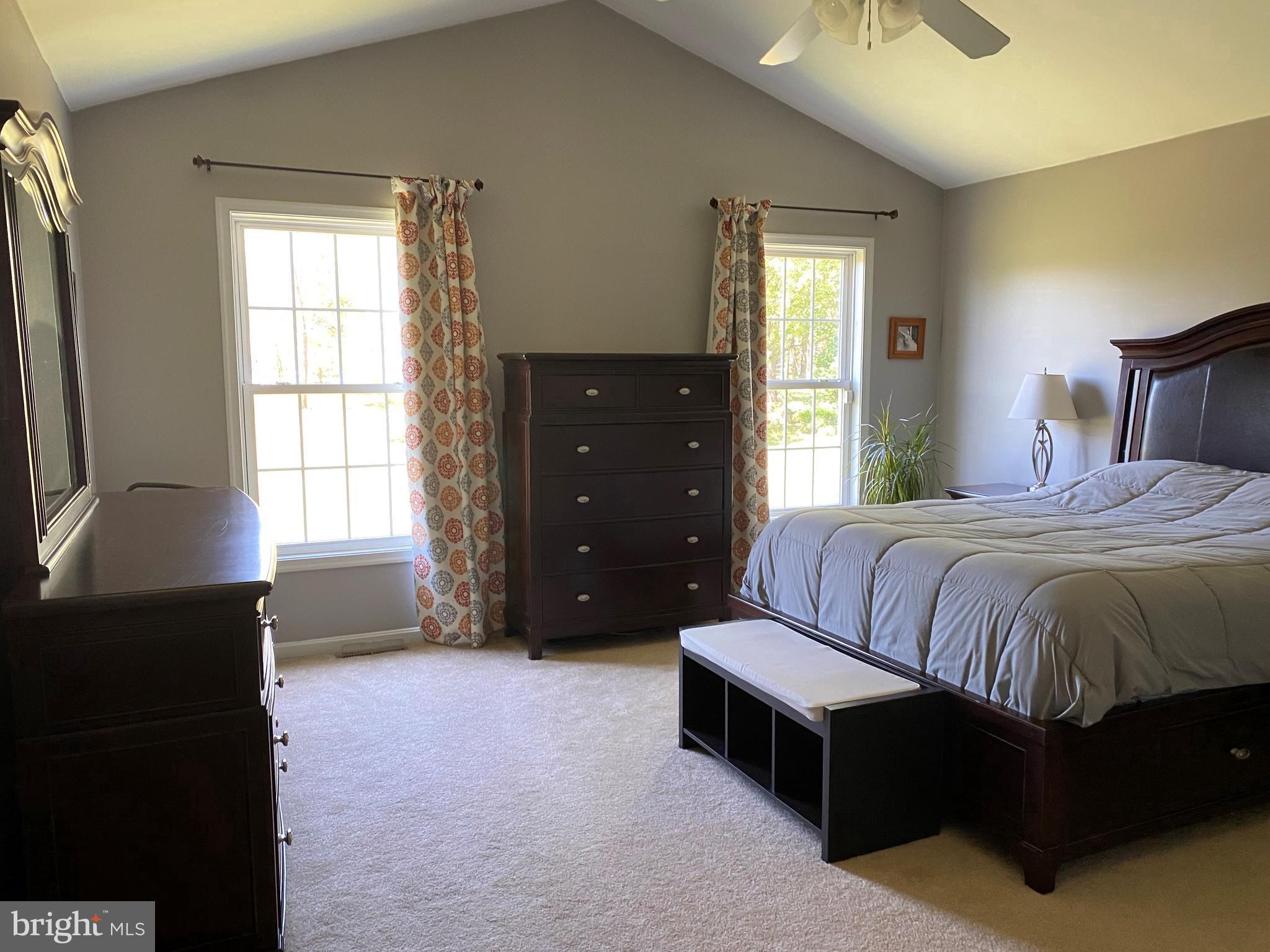 Master Bedroom with ceiling fan