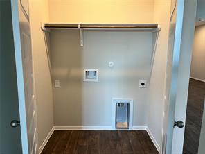 13309 Riding Drive Manor, TX 78653 - Photo 19 of 34 Laundry room with washer and dryer hookups.