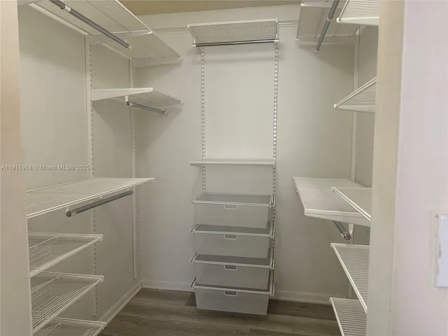 a view of walk in closet
