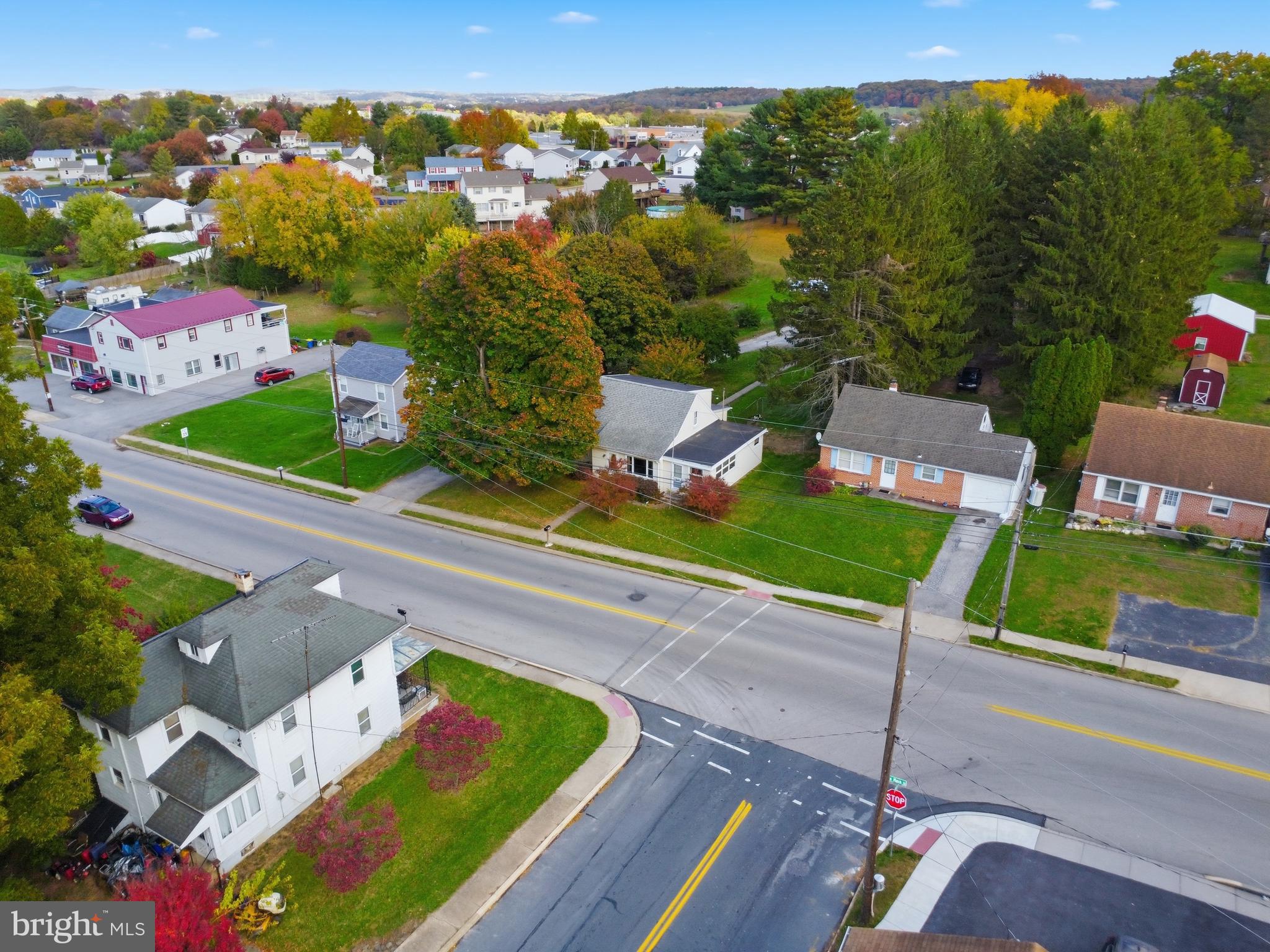 225 North Main Street Manchester, PA 17345 - Photo 40 of 53 an aerial view of a chairs and table on the terrace